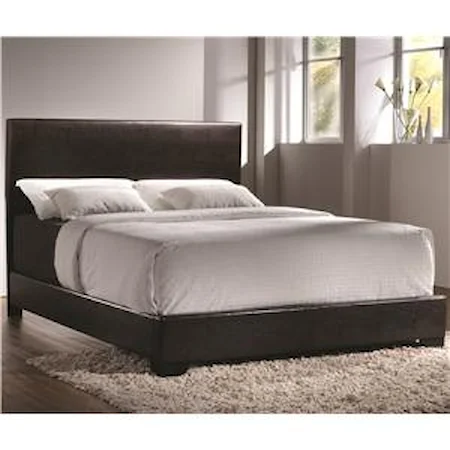 Queen Upholstered Bed with Low Profile